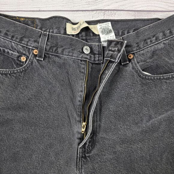 Vintage Levis 505 Jeans Light Patina Distressed Light Wash Straight Leg Y2K 36W - Picture 2 of 9